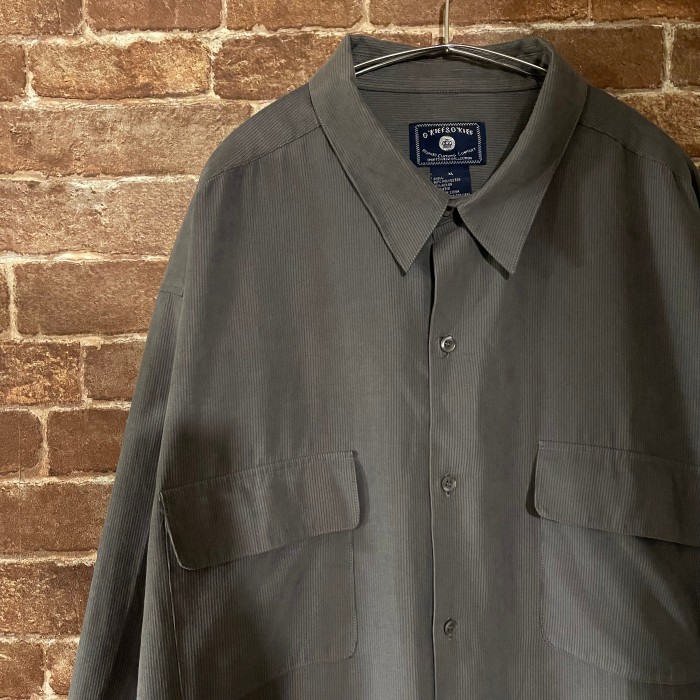 US ワントーン グレー ビッグシルエット オーバーシャツ | Vintage.City 古着屋、古着コーデ情報を発信