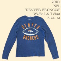 2011's NFL "DENVER BRONCOS" Waffle L/S T-Shirt - M | Vintage.City Vintage Shops, Vintage Fashion Trends