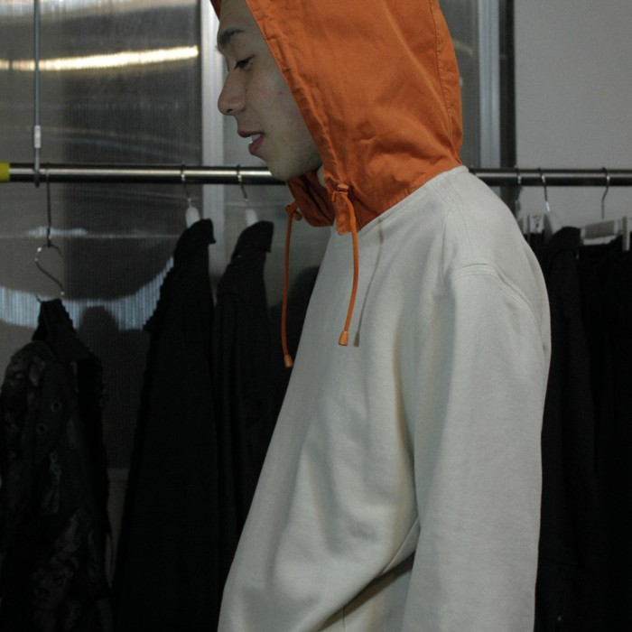 Puma by Hussein Chalayan bicolor sweat with hood | Vintage.City 古着屋、古着コーデ情報を発信