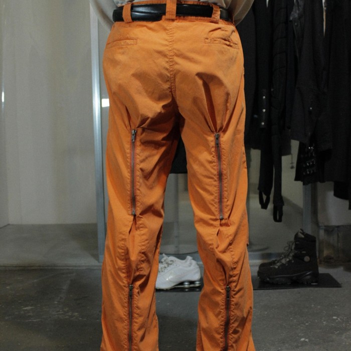 90’s Hysteric Glamour orange zip-up＝slim pants | Vintage.City 古着屋、古着コーデ情報を発信