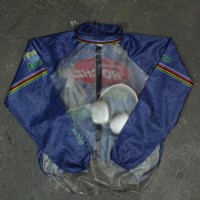 Vinyl skeleton back Cycling jacket | Vintage.City 古着屋、古着コーデ情報を発信