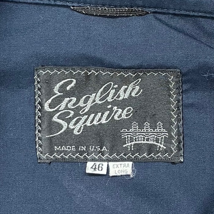 70'S ENGLISH SQUIRE ドリズラージャケット ネイビー USA製 (VINTAGE) | Vintage.City 古着屋、古着コーデ情報を発信