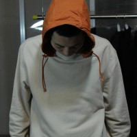Puma by Hussein Chalayan bicolor sweat with hood | Vintage.City 古着屋、古着コーデ情報を発信