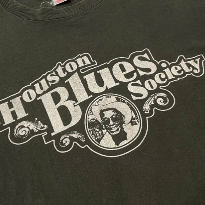 90s HOUSTON BLUES SOCIETY T-SHIRT made in USA | Vintage.City 빈티지숍, 빈티지 코디 정보