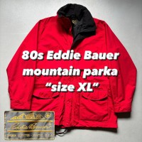 80s Eddie Bauer mountain parka “size XL” 80年代 黒タグ エディバウアー マウンテンパーカー | Vintage.City 빈티지숍, 빈티지 코디 정보