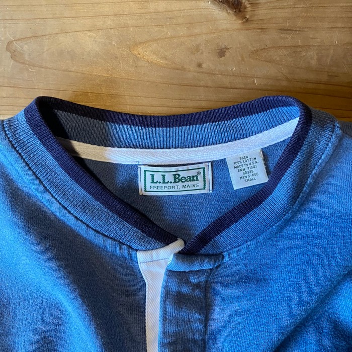 L.L.BEAN henry neck rugby shirts | Vintage.City 빈티지숍, 빈티지 코디 정보