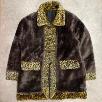 90-00’s unknown leopard pattern fur jacket | Vintage.City 古着屋、古着コーデ情報を発信