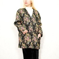 USA VINTAGE FLOWER PATTERNED EMBROIDERY GOBERLIN DESIGN JACKET/アメリカ古着花柄ゴブラン刺繍デザインジャケット | Vintage.City 빈티지숍, 빈티지 코디 정보