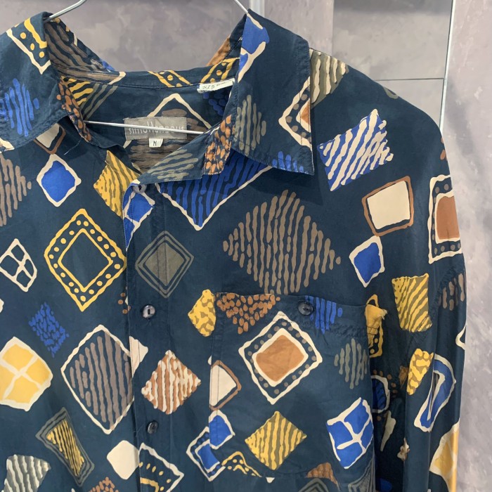 simultaneous design  shirt | Vintage.City 古着屋、古着コーデ情報を発信