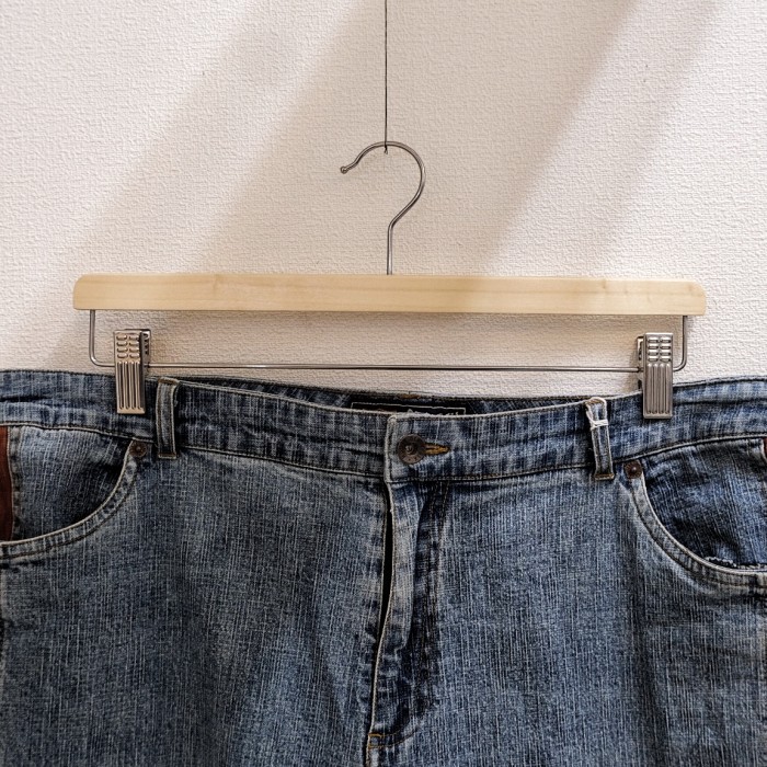 90's Corduroy Switching "Line Design" Denim Trousers | Vintage.City 古着屋、古着コーデ情報を発信