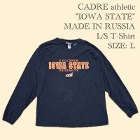 CADRE athletic "IOWA STATE" MADE IN RUSSIA L/S T-Shirt - L | Vintage.City 古着屋、古着コーデ情報を発信