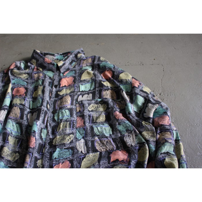 80's GOOUCH silk shirt | Vintage.City 빈티지숍, 빈티지 코디 정보