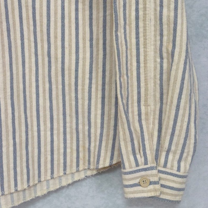 stand collar cotton shirts | Vintage.City 古着屋、古着コーデ情報を発信