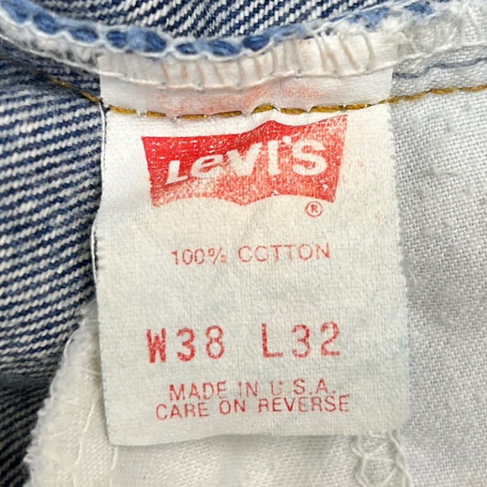 90'S LEVIS 506 デニム インディゴ W38L32 USA製 (VINTAGE) | Vintage.City 古着屋、古着コーデ情報を発信