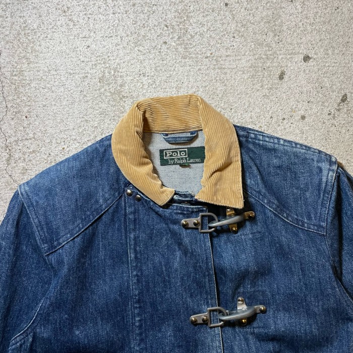 80s Polo by Ralph Lauren- Fireman Denim Jacket S | Vintage.City 古着屋、古着コーデ情報を発信