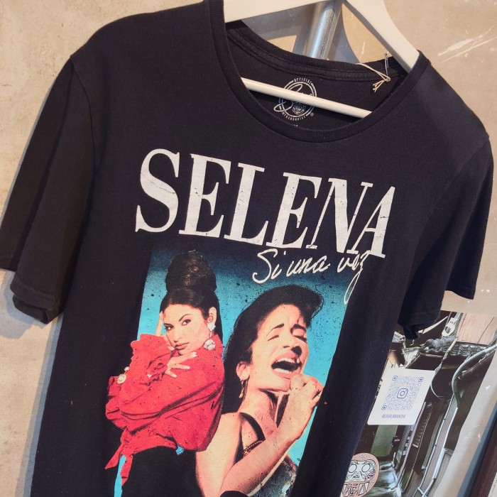 SELENA(セレーナ)音楽系Tシャツ　Mサイズ　ブラック　コットン　サルバドール　2724 | Vintage.City 빈티지숍, 빈티지 코디 정보