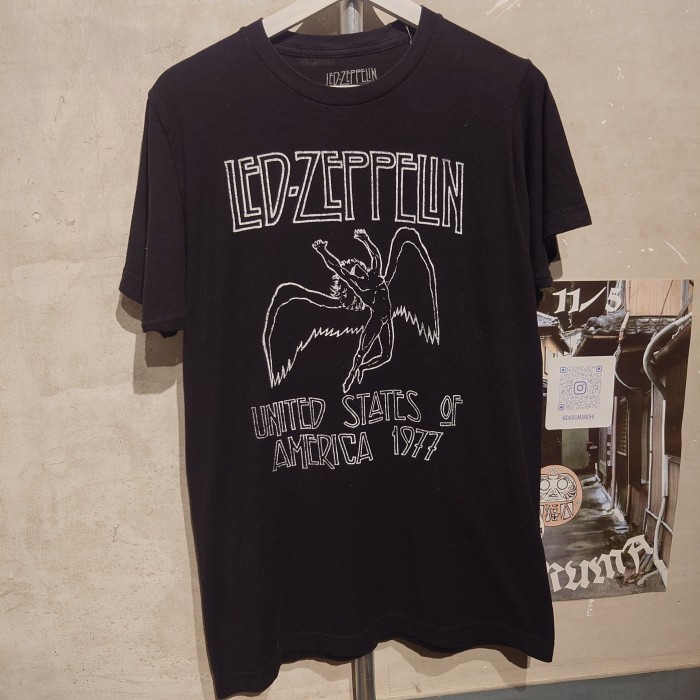 LED-ZEPPELIN(レッドツェッペリン)バンドTシャツ　Mサイズ　メキシコ　コットン　ブラック　2728 | Vintage.City 빈티지숍, 빈티지 코디 정보