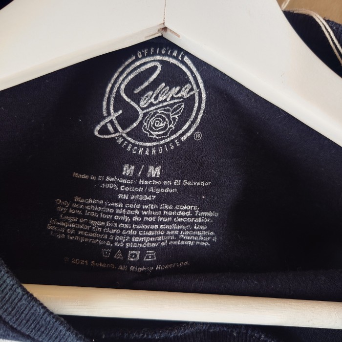 SELENA(セレーナ)音楽系Tシャツ　Mサイズ　ブラック　コットン　サルバドール　2724 | Vintage.City 빈티지숍, 빈티지 코디 정보