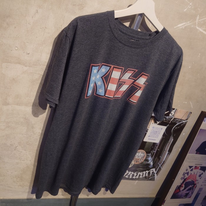 KISS(キス)バンドTシャツ　ブラック　Lサイズ　メキシコ　コットン、ポリ　2733 | Vintage.City 빈티지숍, 빈티지 코디 정보