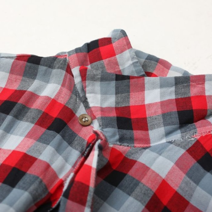 70's Rayon Plaid L/S Shirt | Vintage.City 古着屋、古着コーデ情報を発信