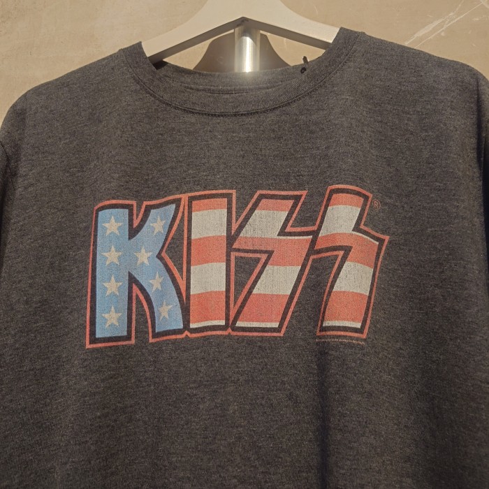 KISS(キス)バンドTシャツ　ブラック　Lサイズ　メキシコ　コットン、ポリ　2733 | Vintage.City 古着屋、古着コーデ情報を発信