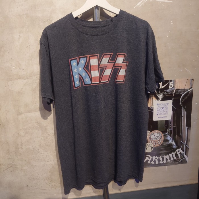 KISS(キス)バンドTシャツ　ブラック　Lサイズ　メキシコ　コットン、ポリ　2733 | Vintage.City 古着屋、古着コーデ情報を発信
