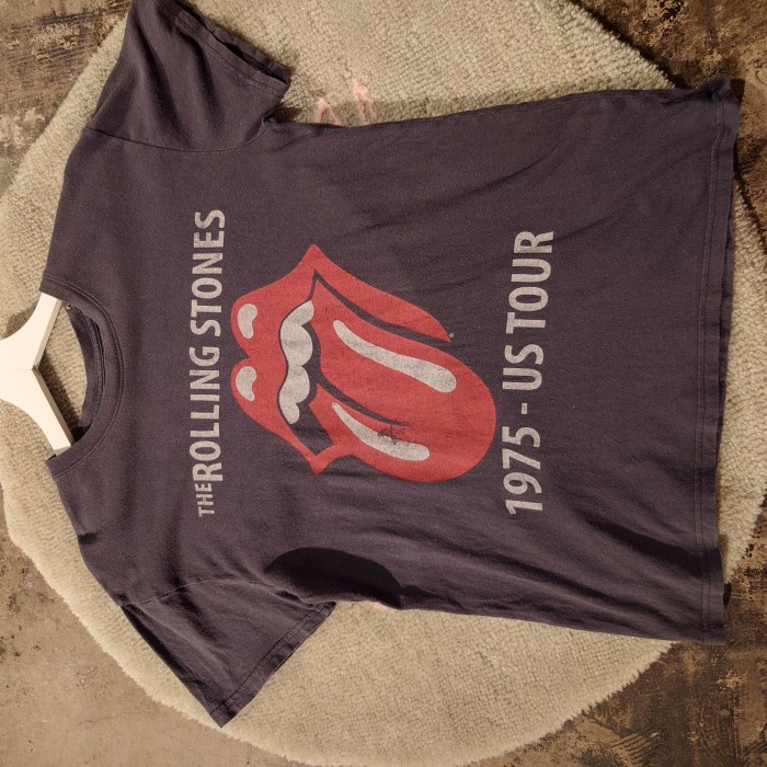 THE ROLLING STONES(ザローリングストーンズ)バンドTシャツ　Mサイズ　ブラック　コットン　グアテマラ　2726 | Vintage.City 古着屋、古着コーデ情報を発信