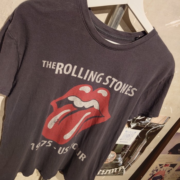 THE ROLLING STONES(ザローリングストーンズ)バンドTシャツ　Mサイズ　ブラック　コットン　グアテマラ　2726 | Vintage.City 빈티지숍, 빈티지 코디 정보