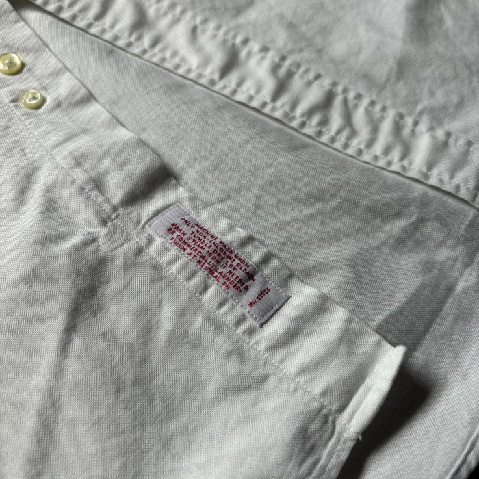 Brooks Brothers B/D shirt “size 17-34” ブルックスブラザーズ ボタンダウンシャツ 白シャツ 無地 | Vintage.City 古着屋、古着コーデ情報を発信