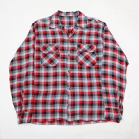 70's Rayon Plaid L/S Shirt | Vintage.City 古着屋、古着コーデ情報を発信