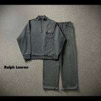 90s Ralph Lauren スウェット ハーフジップ パンツ セットアップ | Vintage.City 빈티지숍, 빈티지 코디 정보