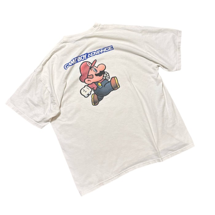 00s "昔のキャラデザマリオ"   SUPER MARIO Tシャツ　GAME nintendo ゲーム　任天堂　スーパーマリオ　jerzees XL | Vintage.City 古着屋、古着コーデ情報を発信
