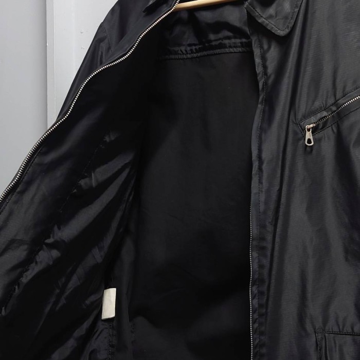 90’s J.C.TWIDD “OUTERWEAR COLLECTION” イタリア製 ラバーコーティング ジャケット ブラック サイズ48 ジップアップ 裏地付き | Vintage.City 古着屋、古着コーデ情報を発信